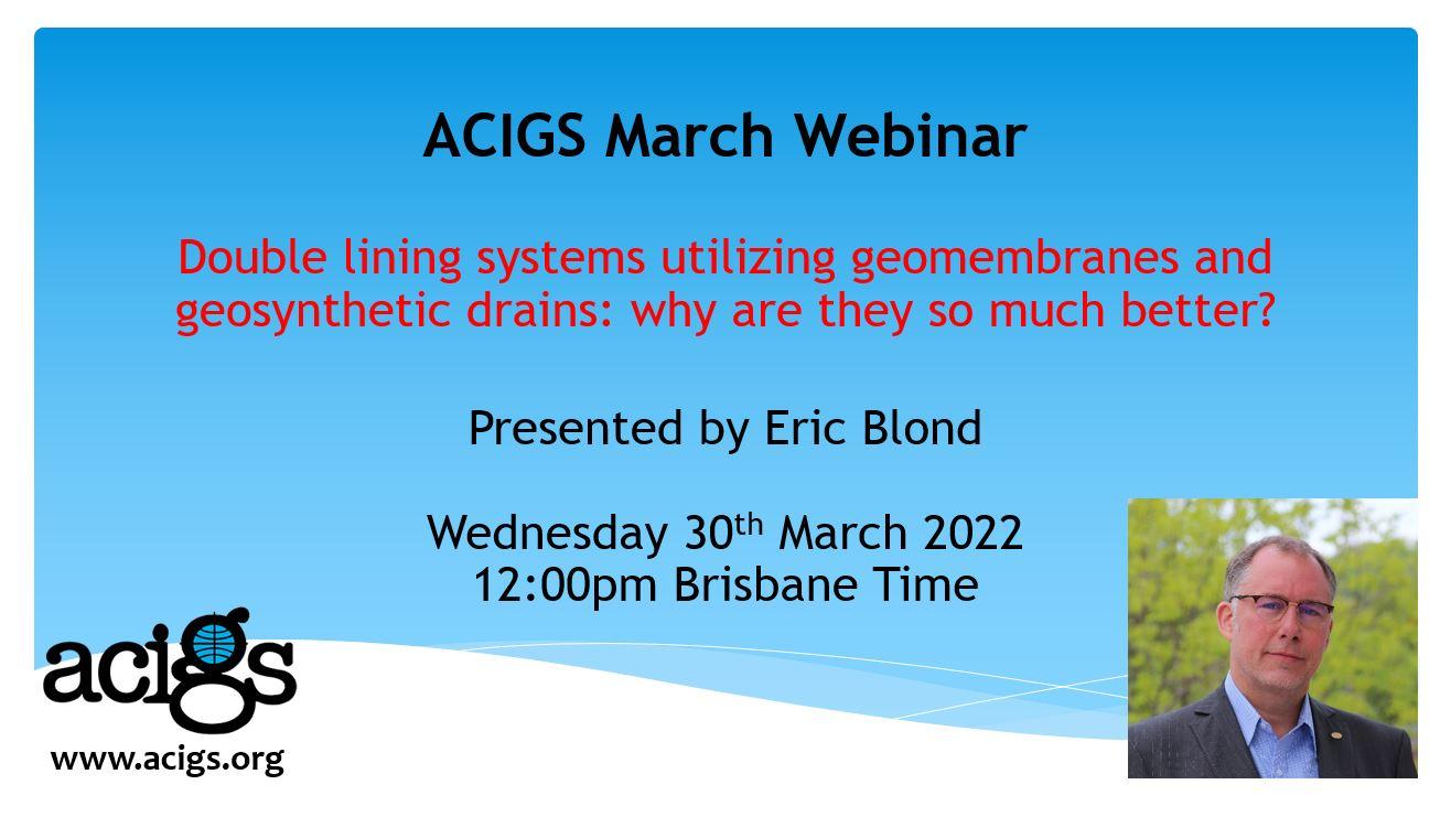 Eric Blond March Webinar